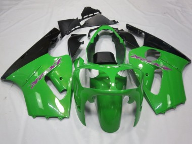 Cheap 2000-2001 Kawasaki ZX12R Motorcycle Fairings - Green Black Purple Canada