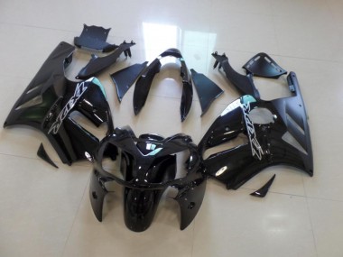 Cheap 2002-2006 Kawasaki ZX12R Motorcycle Fairings - Glossy Black Matte Black Canada