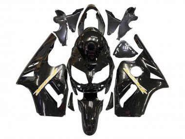 Cheap 2002-2006 Kawasaki ZX12R Motorcycle Fairing - Glossy Black Gold Canada