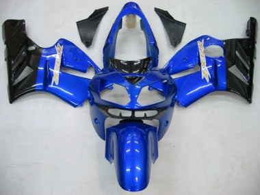 Cheap 2002-2006 Kawasaki ZX12R Motorcycle Fairings - Blue Glossy Black Canada