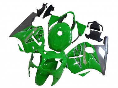 Cheap 2002-2006 Kawasaki ZX12R Motorcycle Fairings - Green Silver Canada