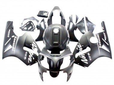 Cheap 2002-2006 Kawasaki ZX12R Motorcycle Fairings - Matte Black White Canada
