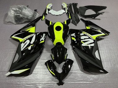Cheap 2013-2024 Kawasaki EX300 Motorcycle Fairings - Glossy Black Neon Yellow White Canada