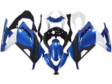 Cheap 2013-2024 Kawasaki EX300 Motorcycle Fairings - White Blue Black Canada