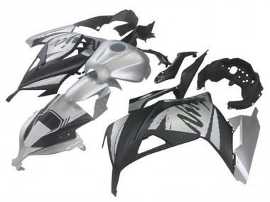 Cheap 2013-2024 Kawasaki EX300 Motorcycle Fairings - Silver Black Canada