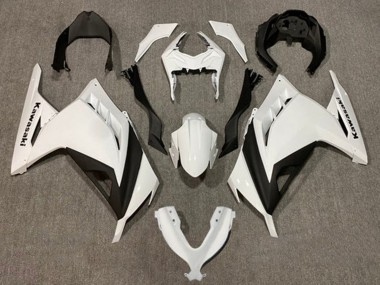 Cheap 2013-2024 Kawasaki EX300 Motorcycle Fairings - Pearl White Black Canada