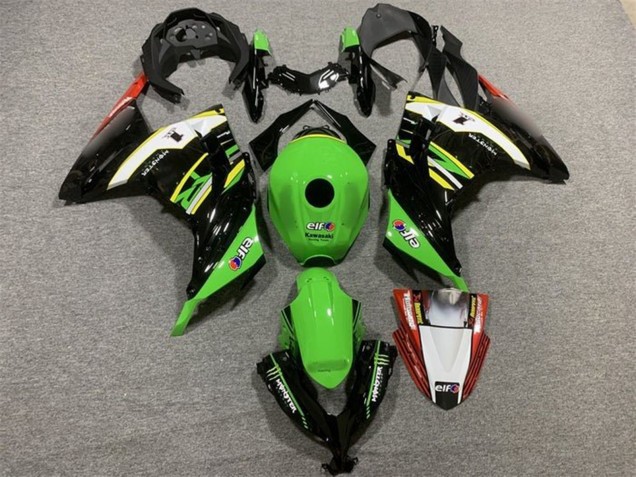 2013-2024 Kawasaki EX300 Motorcycle Fairings - Green Black White Yellow Red Canada