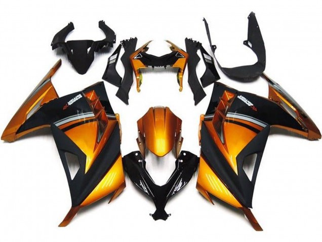 2013-2024 Kawasaki EX300 Motorcycle Fairings - Orange Black Grey Canada