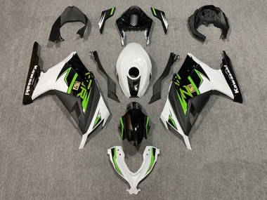 Cheap 2013-2024 Kawasaki EX300 Motorcycle Fairings - White Green Black Canada