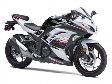 Cheap 2013-2024 Kawasaki EX300 Motorcycle Fairings - White Black Red Accents Canada
