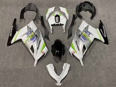 Cheap 2013-2024 Kawasaki EX300 Motorcycle Fairings - White Silver Green Black Canada