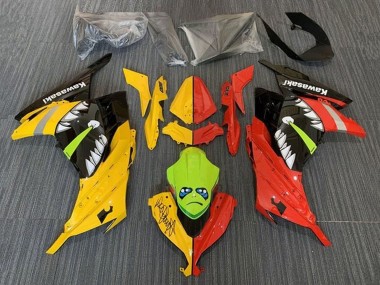 Cheap 2013-2024 Kawasaki EX300 Motorcycle Fairings - Yellow Red Green Shark Canada