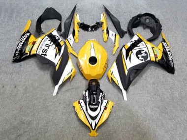 Cheap 2013-2024 Kawasaki EX300 Motorcycle Fairings - Yellow White Black Canada