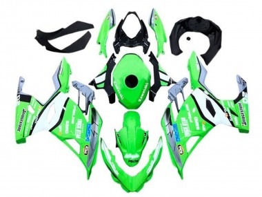 Cheap 2018-2024 Kawasaki Ninja 400 Motorcycle Fairings - Green Grey Black Blue Trick Star Bridgestone Canada