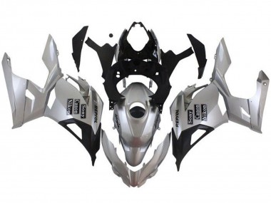 Cheap 2018-2024 Kawasaki Ninja 400 Motorcycle Fairings - Silver Black Repsol Canada