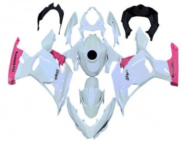 Cheap 2018-2024 Kawasaki Ninja 400 Motorcycle Fairings - Pearl White Pink Canada