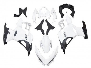 Cheap 2018-2024 Kawasaki Ninja 400 Motorcycle Fairings - White Black Canada