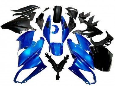 Cheap 2009-2011 Kawasaki Ninja 650 EX650 Motorcycle Fairings - Blue Matte Black Canada