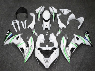 Cheap 2017-2019 Kawasaki Ninja 650 EX650 Motorcycle Fairings - White Silver Green Blue Canada
