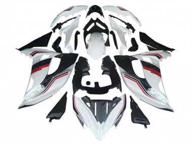 Cheap 2017-2019 Kawasaki Ninja 650 EX650 Motorcycle Fairings - White Red Black Stripe Canada