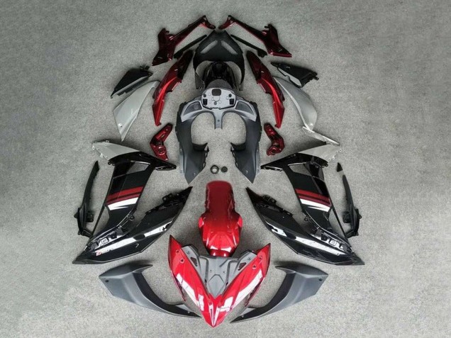 2017-2019 Kawasaki Ninja 650 EX650 Motorcycle Fairings - Red Black White Canada
