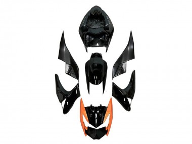 Cheap 2007-2009 Kawasaki Z1000 Motorcycle Fairings - Glossy Black Orange Canada