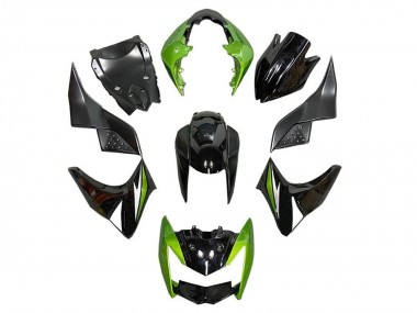 Cheap 2007-2009 Kawasaki Z1000 Motorcycle Fairings - Green Glossy Black Silver Canada