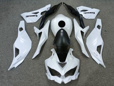 Cheap 2019-2025 Kawasaki ZX25R ZX-25R Motorcycle Fairings - White Matte Black Canada