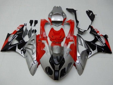Cheap 2009-2014 BMW S1000RR Motorcycle Fairings - Silver Red Black Canada