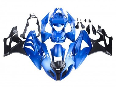 Cheap 2009-2014 BMW S1000RR Motorcycle Fairing - Blue Glossy Black Canada