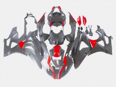 Cheap 2009-2014 BMW S1000RR Bike Fairings - Red Matte Black Canada