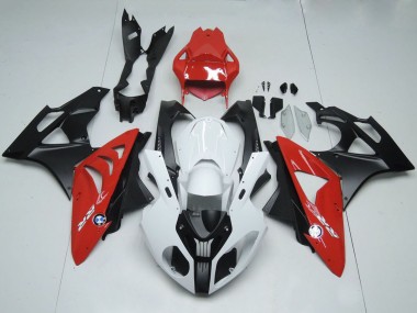 Cheap 2009-2014 BMW S1000RR Motorcycle Fairings - White Red Matte Black Canada