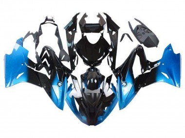 Cheap 2015-2016 BMW S1000RR Motorcycle Fairings - Blue Glossy Black Canada