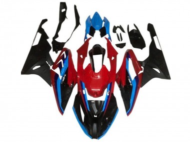 Cheap 2015-2016 BMW S1000RR Motorcycle Fairings - Red Blue Black Stripe Canada