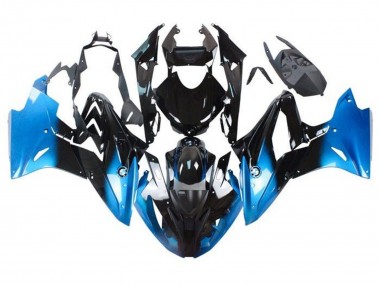 Cheap 2017-2018 BMW S1000RR Motorcycle Fairings - Blue Glossy Black Fade Canada