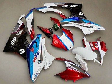 Cheap 2019-2022 BMW S1000RR Motorcycle Fairings - White Red Blue HP Canada