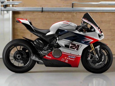 Cheap 2018-2019 Ducati Panigale V4 V4S Motorcycle Fairings - Silver Red Black Canada