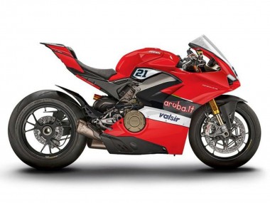 Cheap 2018-2019 Ducati Panigale V4 V4S Motorcycle Fairings - Red Black White Valsir Canada