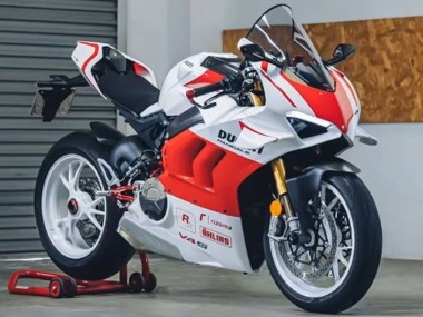 Cheap 2020-2021 Ducati Panigale V4 V4S Motorcycle Fairings - White Red Canada