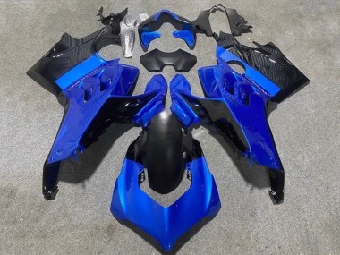 Cheap 2020-2021 Ducati Panigale V4 V4S Motorcycle Fairings - Blue Glossy Black Canada