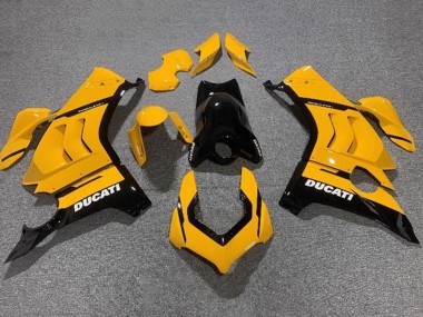 Cheap 2020-2021 Ducati Panigale V4 V4S Motorcycle Fairings - Yellow Glossy Black Canada