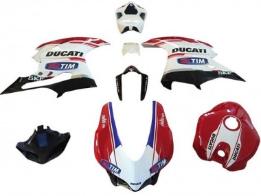 Cheap 2015-2020 Ducati 959/1299 Motorcycle Fairings - White Red Blue Glossy Black Tim Canada