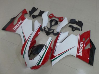 Cheap 2011-2014 Ducati Panigale 899 Motorcycle Fairings - White Red Green Glossy Black Canada
