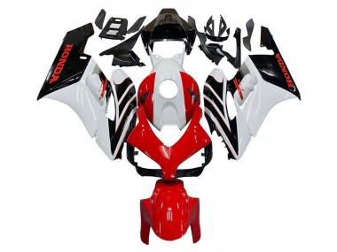 Cheap 2004-2005 Honda CBR1000RR Motorcycle Fairing - White Red Glossy Black Stripe Canada