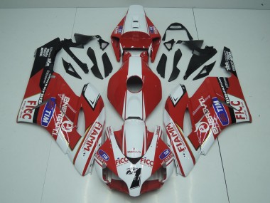 Cheap 2004-2005 Honda CBR1000RR Motorcycle Fairings - White Red Blue Black Fiamm Ficc 7 Canada