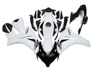 Cheap 2008-2011 Honda CBR1000RR Motorcycle Fairings - White Glossy Black Canada