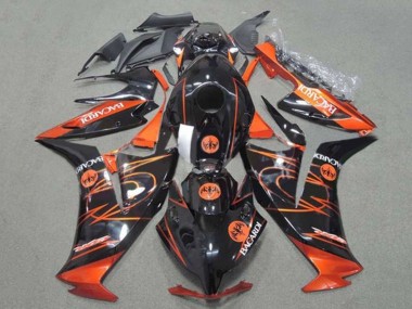 Cheap 2012-2016 Honda CBR1000RR Motorcycle Fairings - Orange Glossy Black BACARDI Canada