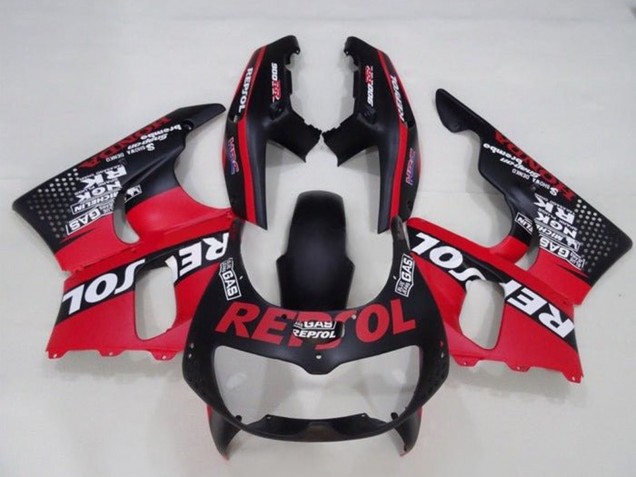 1994-1995 Honda CBR900RR 893 Motorcycle Fairings - Red Matte Black White Repsol Canada
