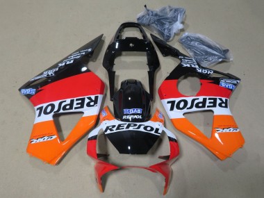 Cheap 2002-2003 Honda CBR900RR 954 Motorcycle Fairing - Orange White Red Glossy Black Repsol Canada
