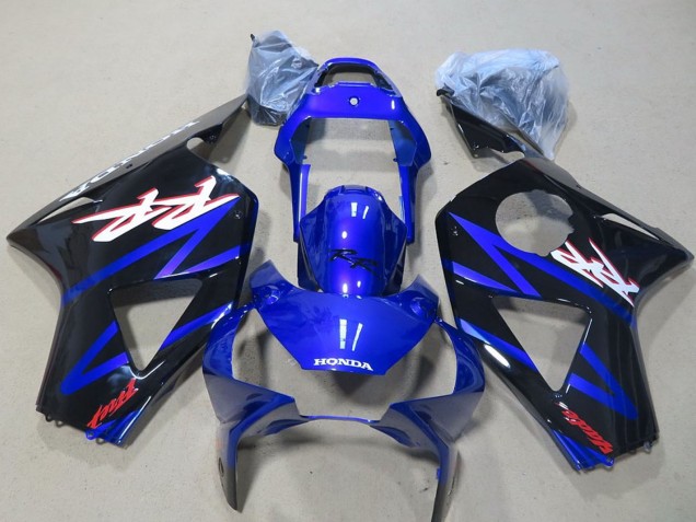 2002-2003 Honda CBR900RR 954 Motorcycle Fairing - Blue Glossy Black Canada